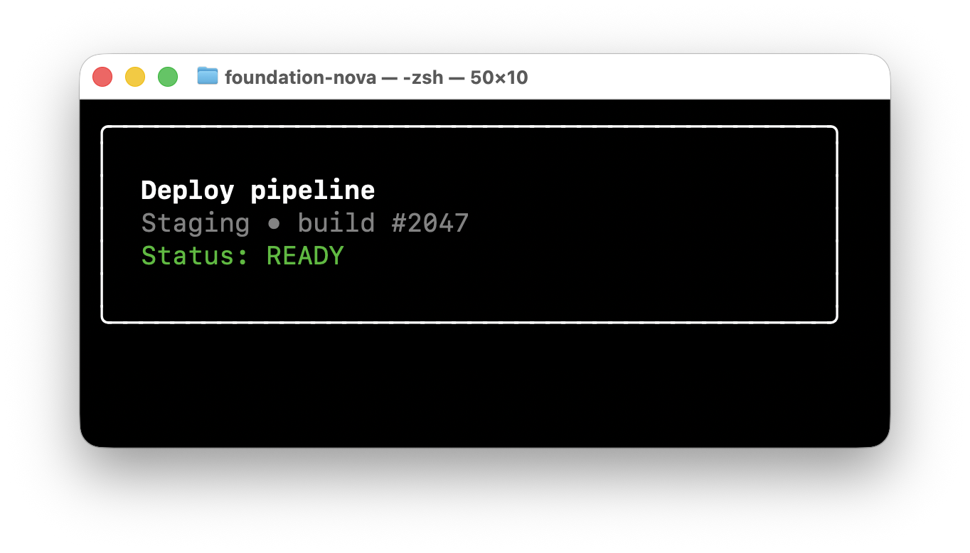 Styled + colored preview