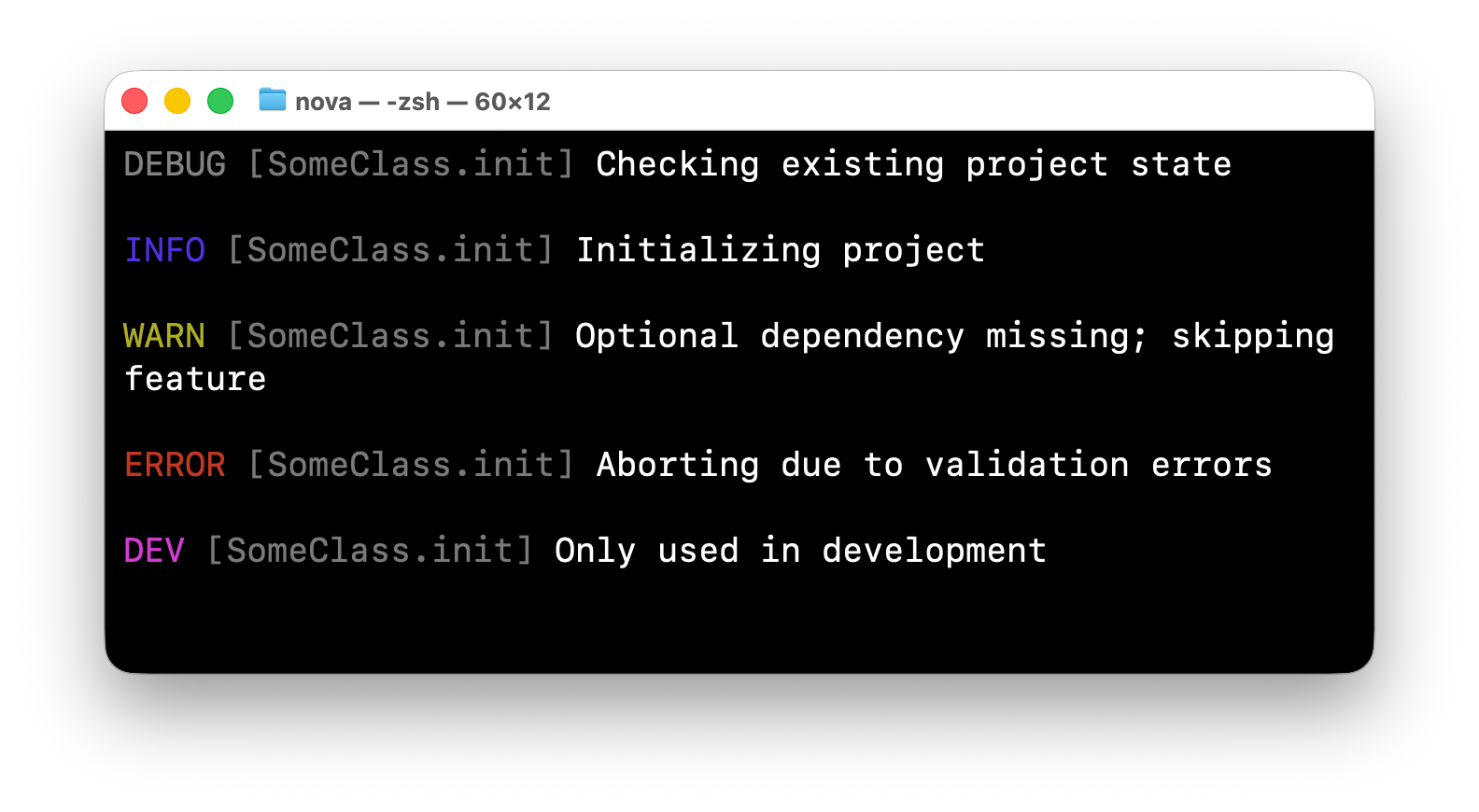 Scoped logger preview